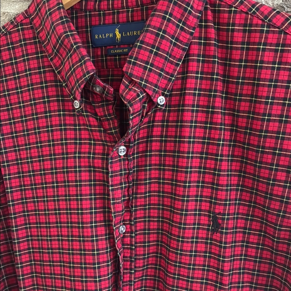 Vintage 90s‎ Polo Ralph Lauren Flannel Shirt – Men’s Size XL - Picture 3 of 4